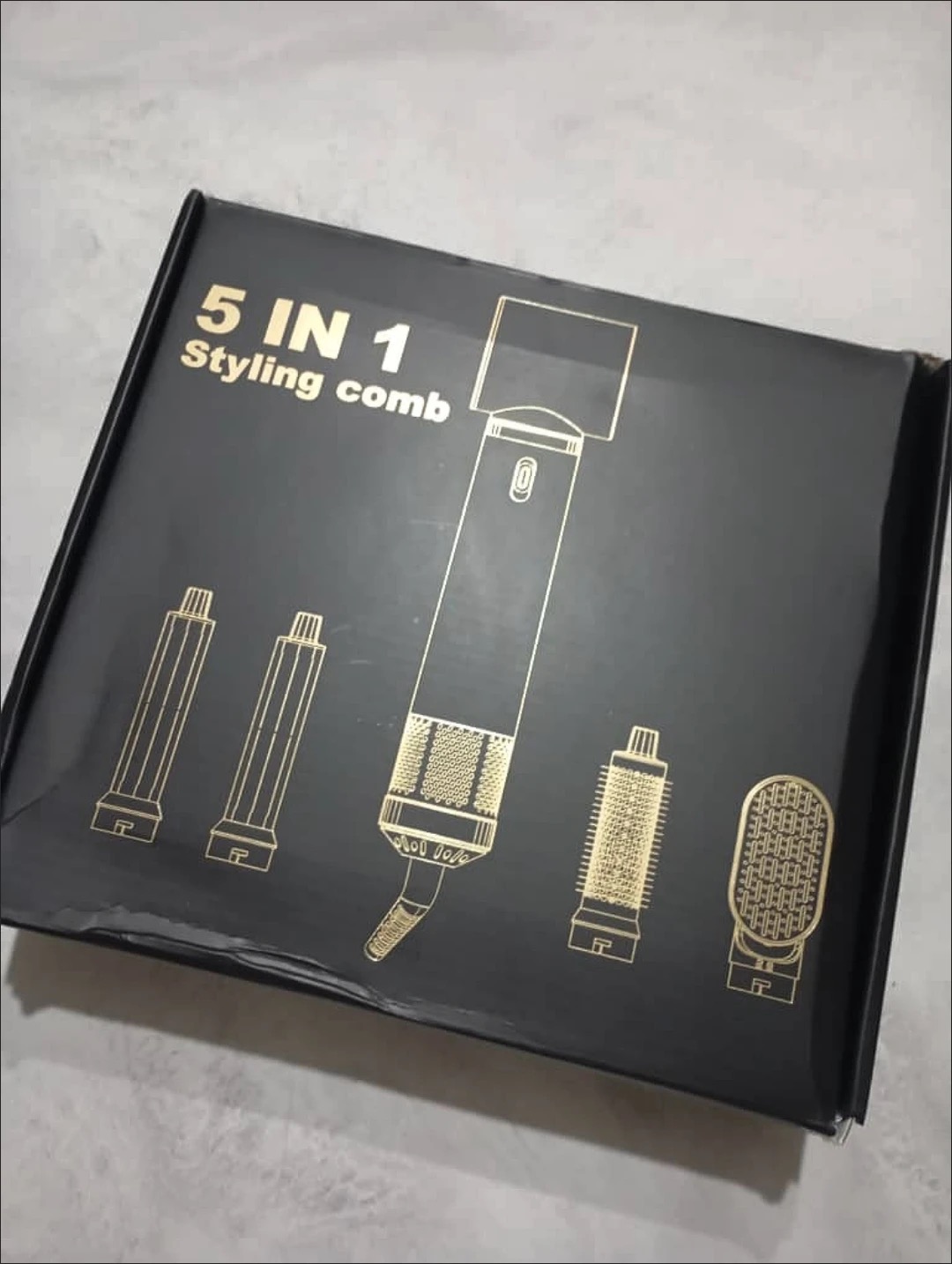 5-IN-1 온풍 브러시: 자동 컬링기, 스트레이트너 및 다기능 헤어 드라이어 photo review